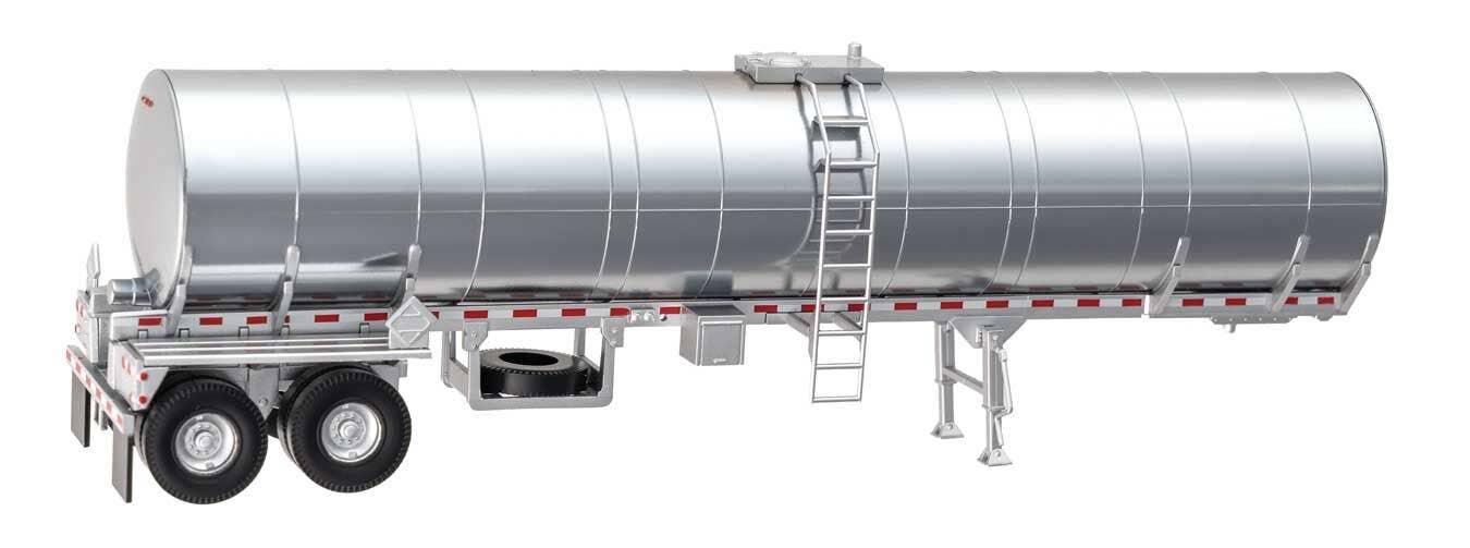 Walthers 949-12356 HO Unlettered Painted Food Grade Tank Trailer Assembled