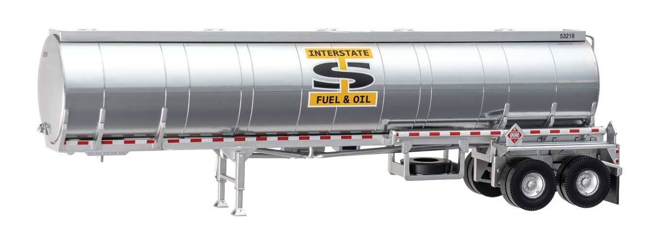 Walthers 949-12357 HO Interstate Fuel & Oil Petroleum Tank Trailer Assembled