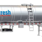 Walthers 949-12353 HO Dairy Fresh Milk Product Food Grade Tank Trailer Assembled