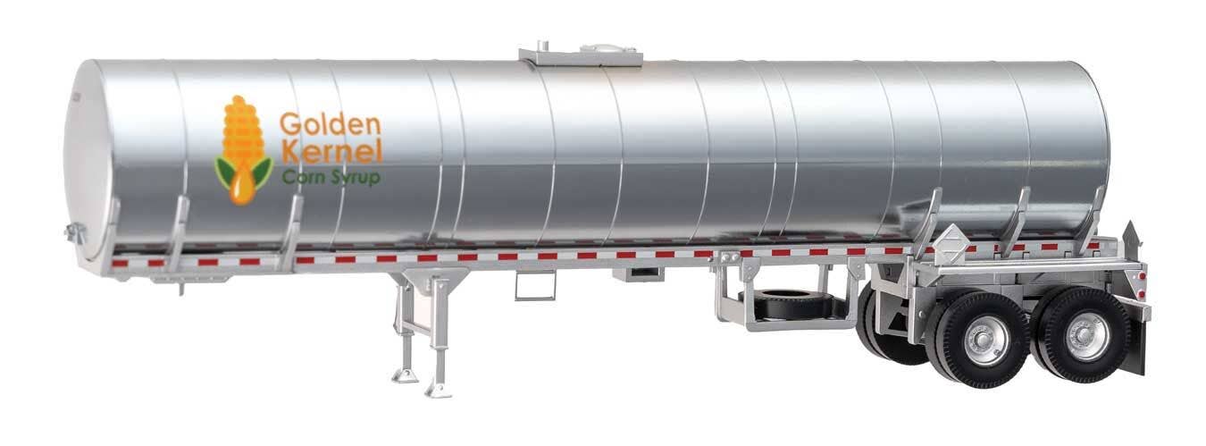 Walthers 949-12354 HO Golden Kernel Corn Syrup Food Grade Tank Trailer Assembled