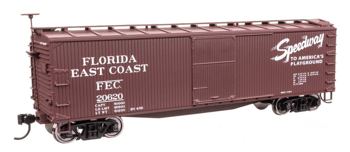 Walthers 910-40180 HO FEC 40' Double Sheathed Wood Boxcar Ready to Run #20620
