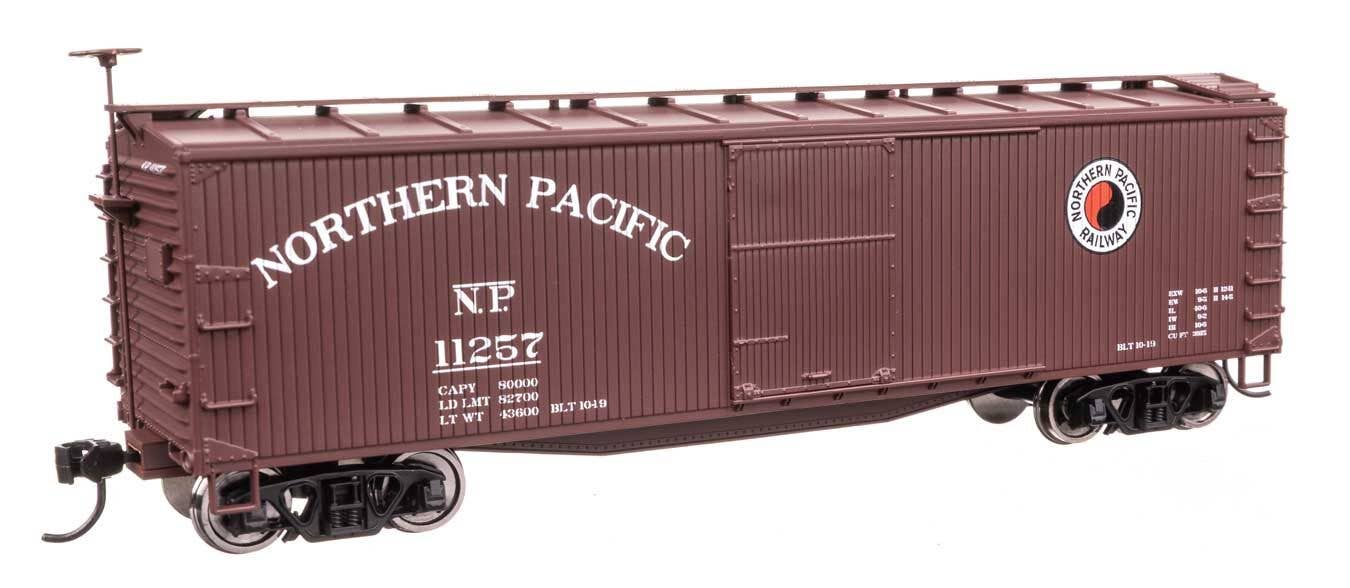 Walthers 910-40183 HO NP 40' Double Sheathed Wood Boxcar Ready to Run #11257