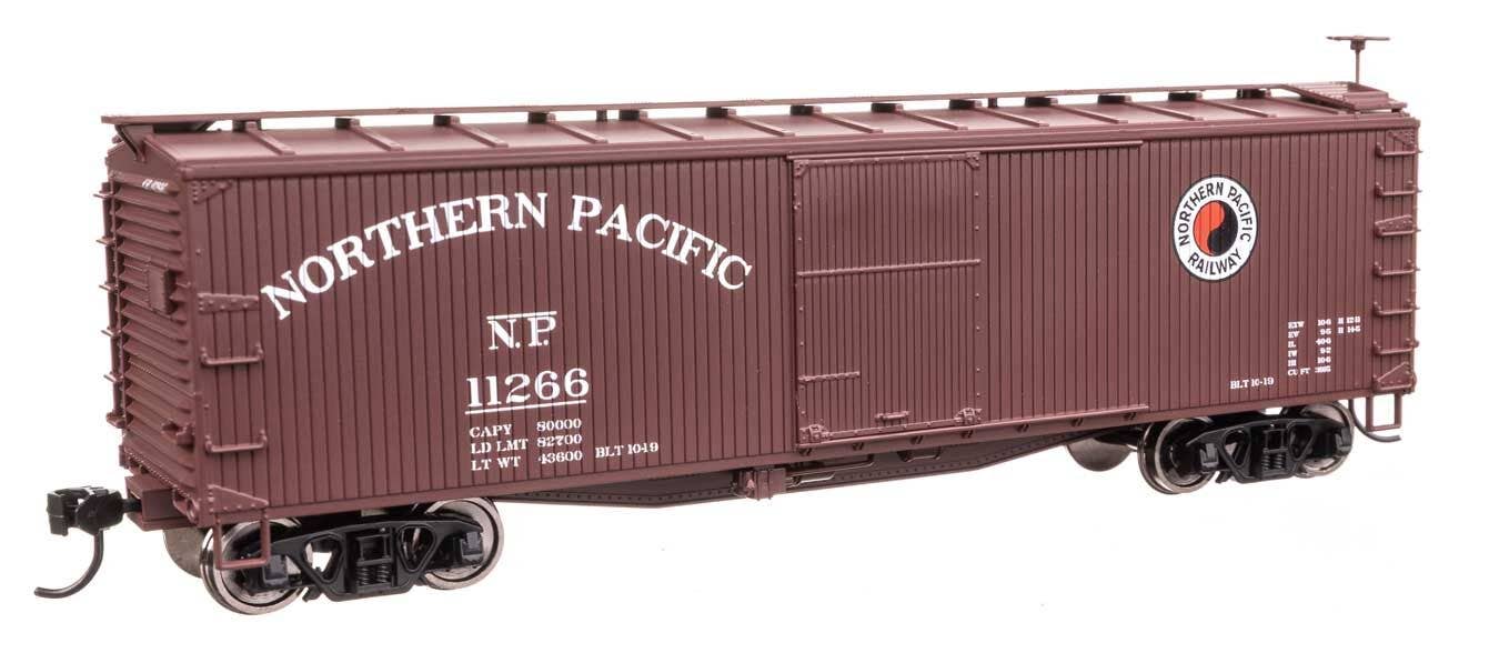 Walthers 910-40185 HO NP 40' Double Sheathed Wood Boxcar Ready to Run #11266
