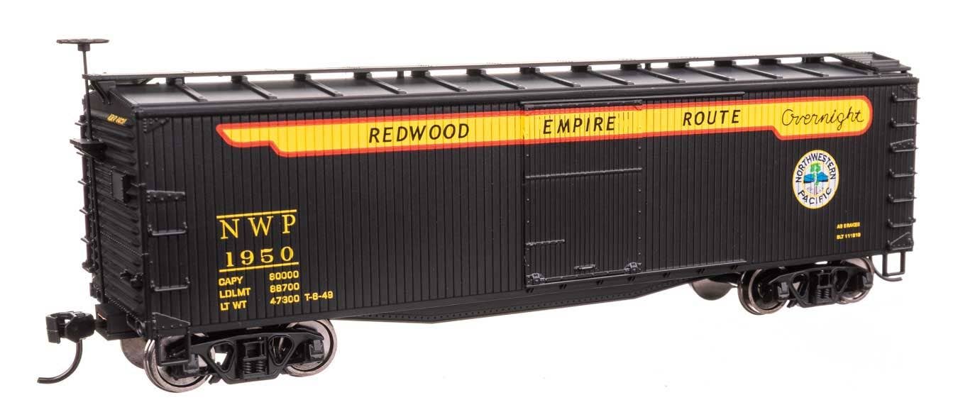 Walthers 910-40188 HO NWP 40' Double Sheathed Wood Boxcar Ready to Run #1950