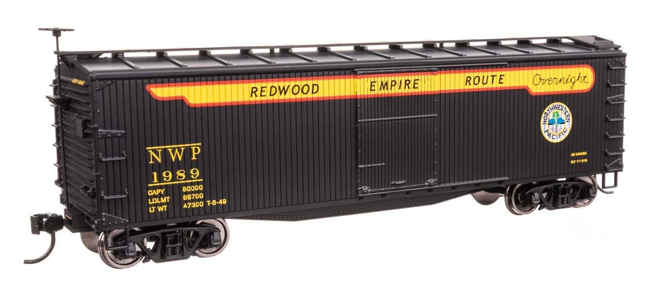 Walthers 910-40190 HO NWP 40' Double Sheathed Wood Boxcar Ready to Run #1989