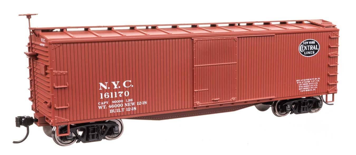 Walthers 910-40192 HO NYC 40' Double Sheathed Wood Boxcar Ready to Run #161170