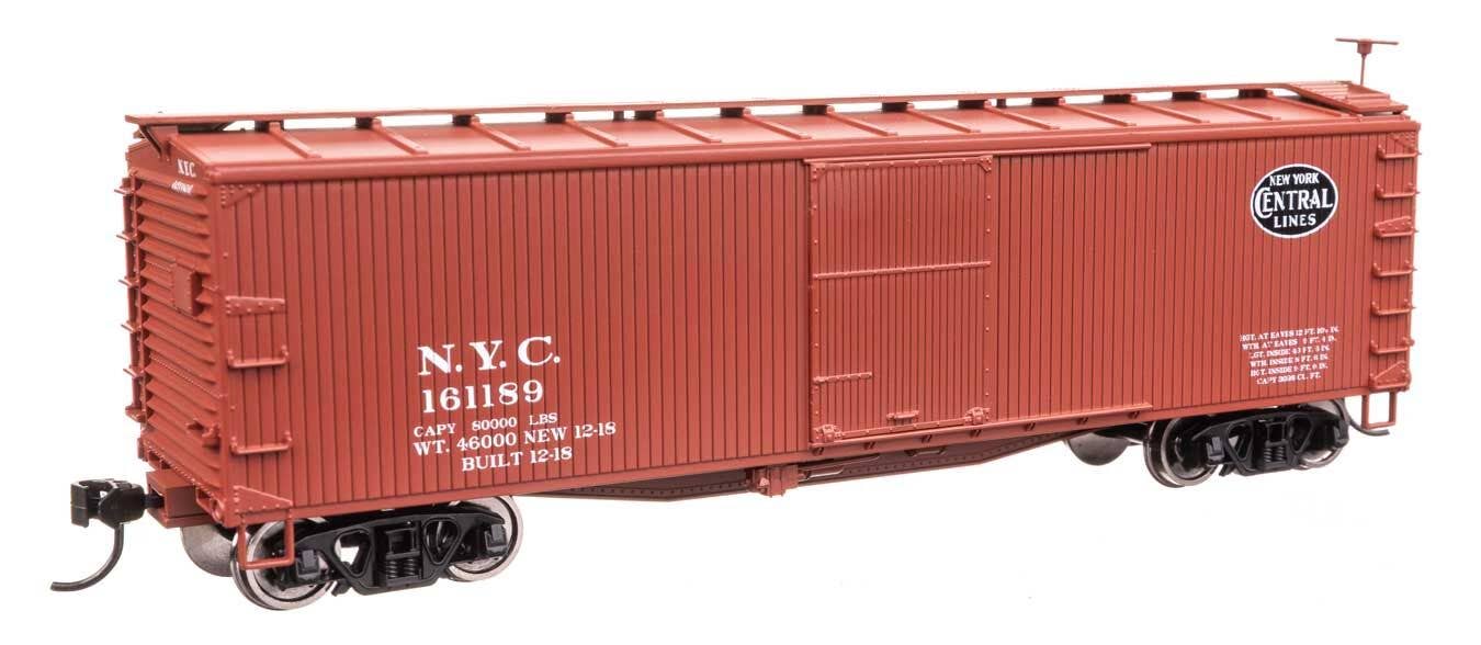 Walthers 910-40193 HO NYC 40' Double Sheathed Wood Boxcar Ready to Run #161189