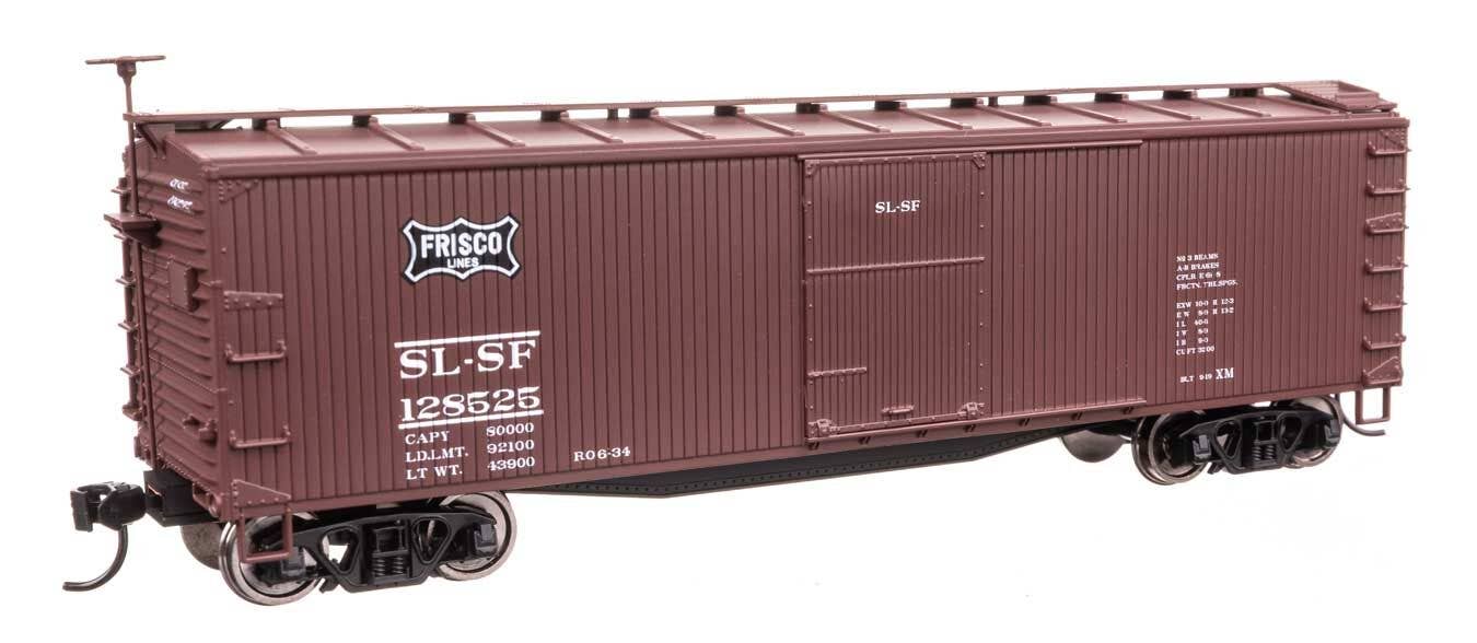 Walthers 910-40200 HO SL-SF (Frisco) 40' Double Sheathed Wood Boxcar RTR #128525