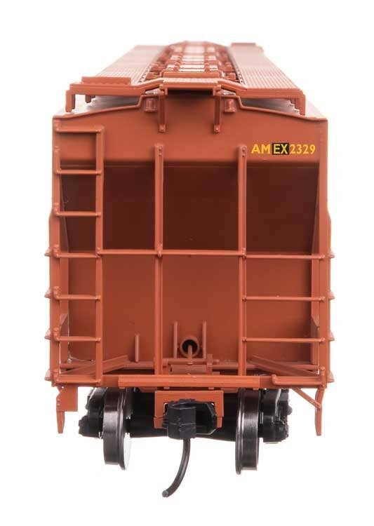 Walthers 910-49062 HO AMEX 57' Trinity 4750 3-Bay Covered Hopper RTR #2329