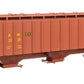 Walthers 910-49062 HO AMEX 57' Trinity 4750 3-Bay Covered Hopper RTR #2329