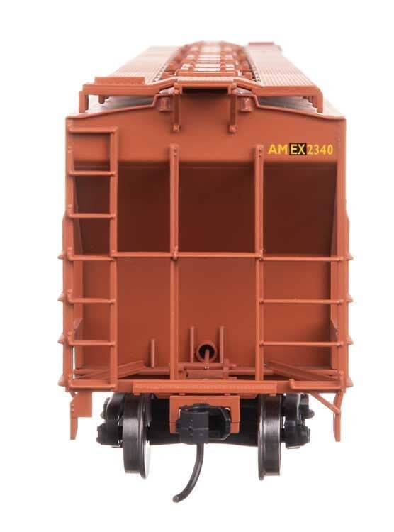 Walthers 910-49064 HO AMEX 57' Trinity 4750 3-Bay Covered Hopper RTR #2340