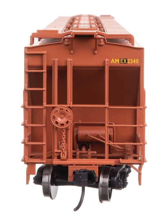 Walthers 910-49064 HO AMEX 57' Trinity 4750 3-Bay Covered Hopper RTR #2340