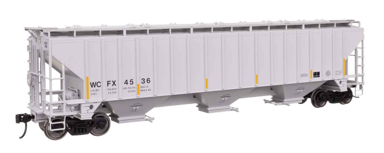 Walthers 910-49078 HO WCFX 57' Trinity 4750 3-Bay Covered Hopper RTR #4520