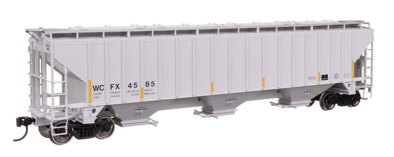 Walthers 910-49079 HO WCFX 57' Trinity 4750 3-Bay Covered Hopper RTR #4521