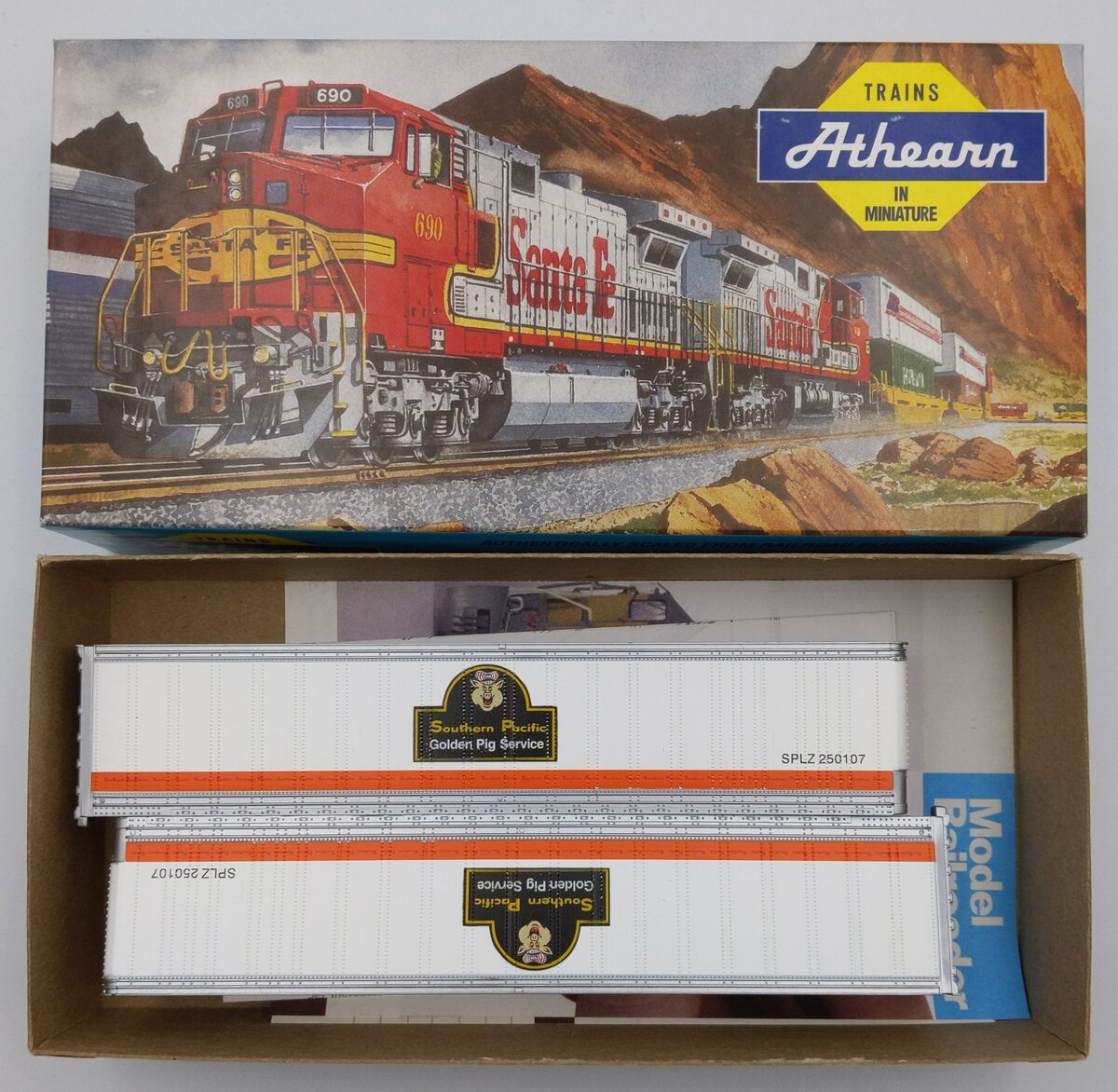 Athearn 5607 HO Southern Pacific 45' Trailer Golden Pig Service Kit (Set of 2)
