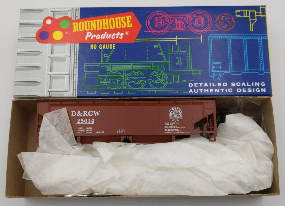Roundhouse 7882 HO Denver & Rio Grande Western Ballast Hopper Kit