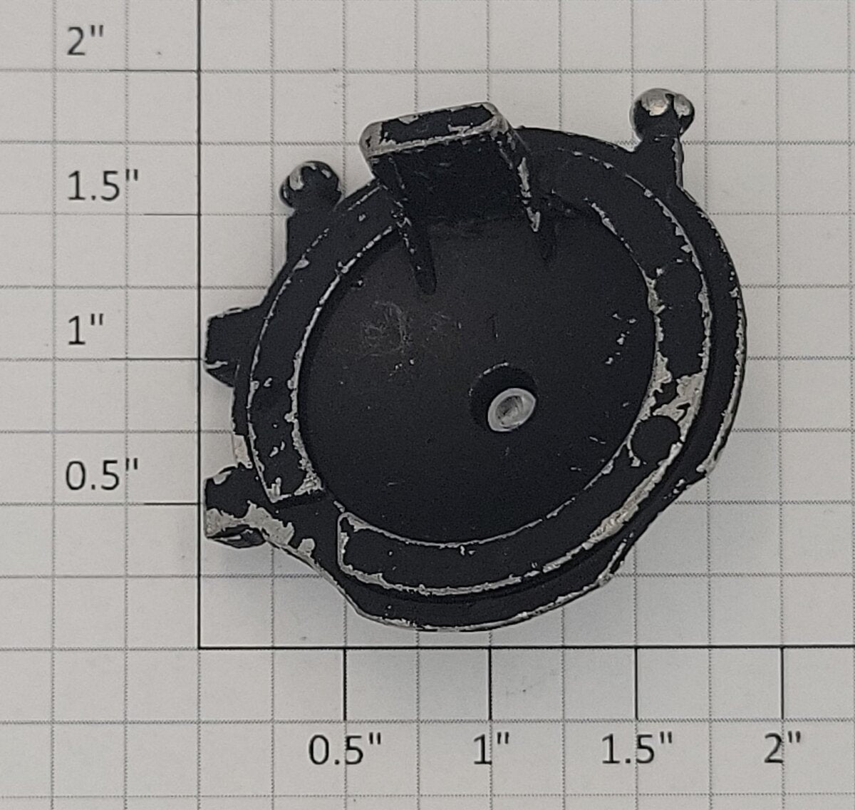 Lionel 2046-13 O Gauge Cast Black Boiler Front with Headlight and Jewels