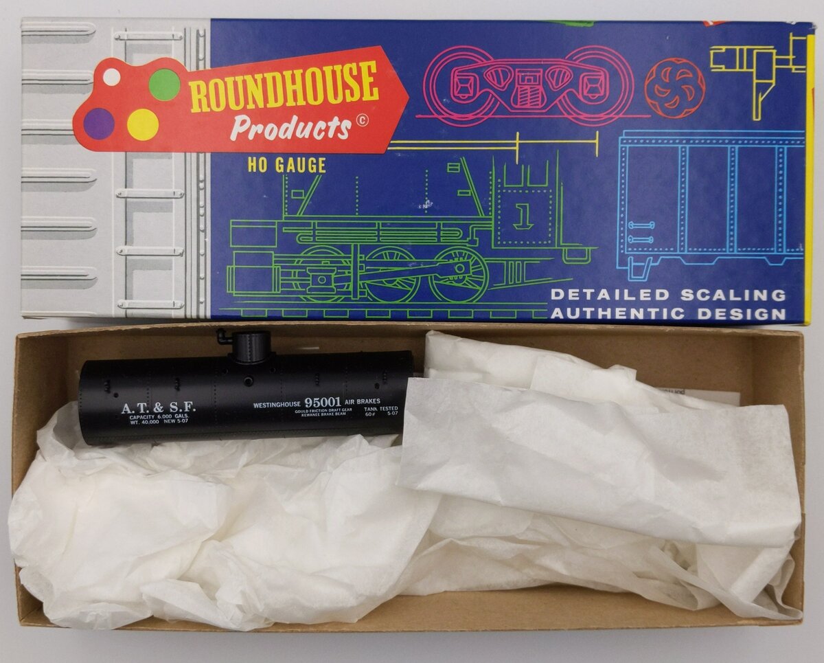 Roundhouse 3362 HO Santa Fe 26' Tank Car Kit