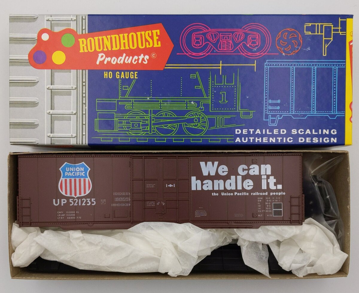 Roundhouse 1761 HO Union Pacific 50' Single Door High Cube Boxcar Kit