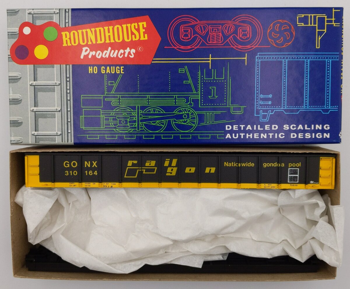 Roundhouse 1681 HO 50' Railgon Gondola Kit