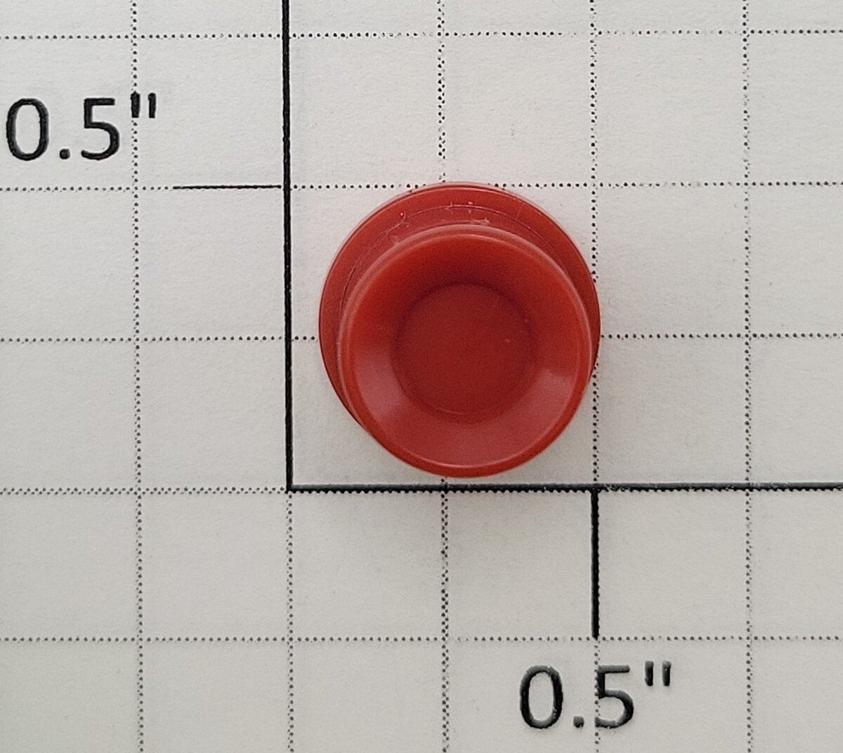 S-Helper 659-19-05 Red Plastic Button