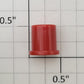 S-Helper 659-19-05 Red Plastic Button