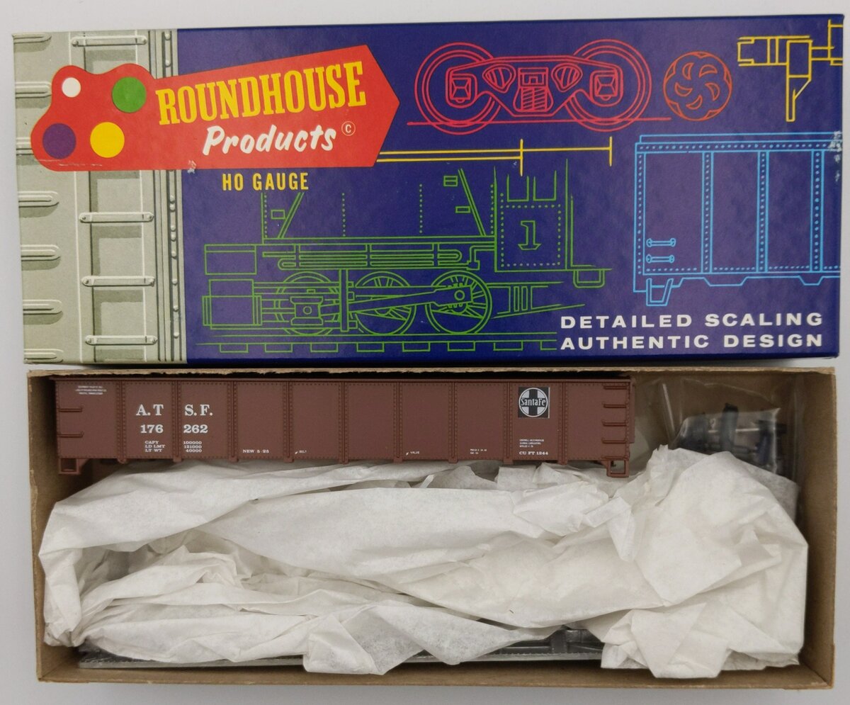 Roundhouse 1342 HO Santa Fe Gondola Kit