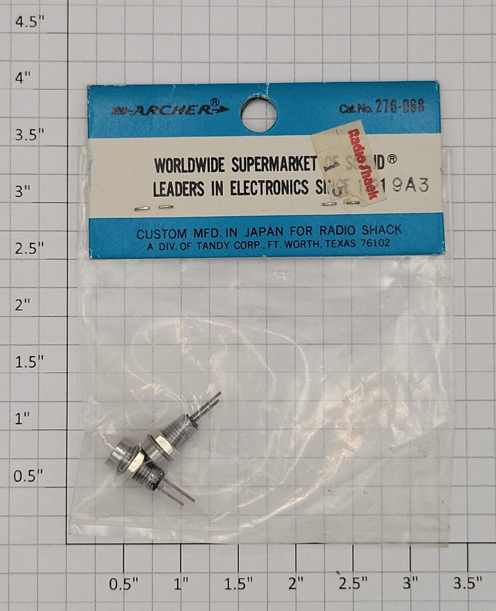 Archer 276-068 Red Subminiature Led Indicator Lamps (Pack of 2)