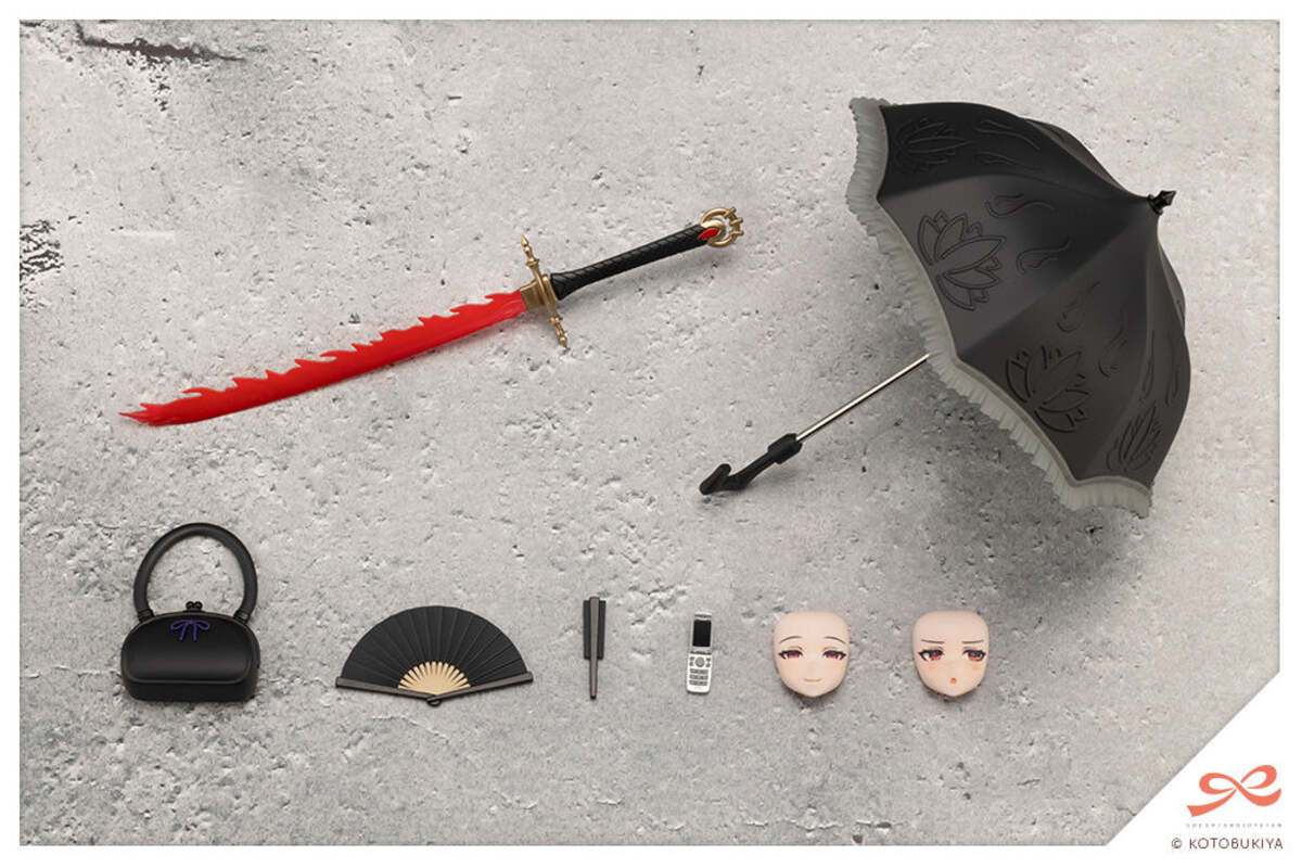 Kotobukiya MV020 1:10 Afterschool Kuon Yakushiji Actor Prop Set Plastic Kit