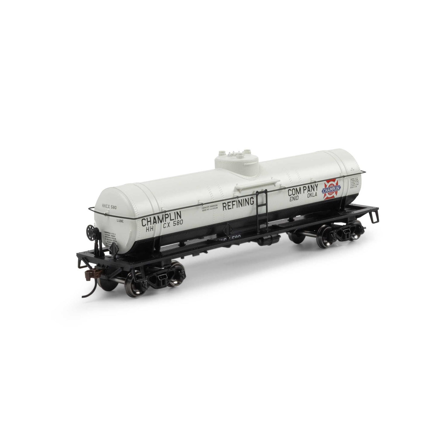 Athearn 3374 HO Champlin/HHCX 1-Dome Tank Car #580