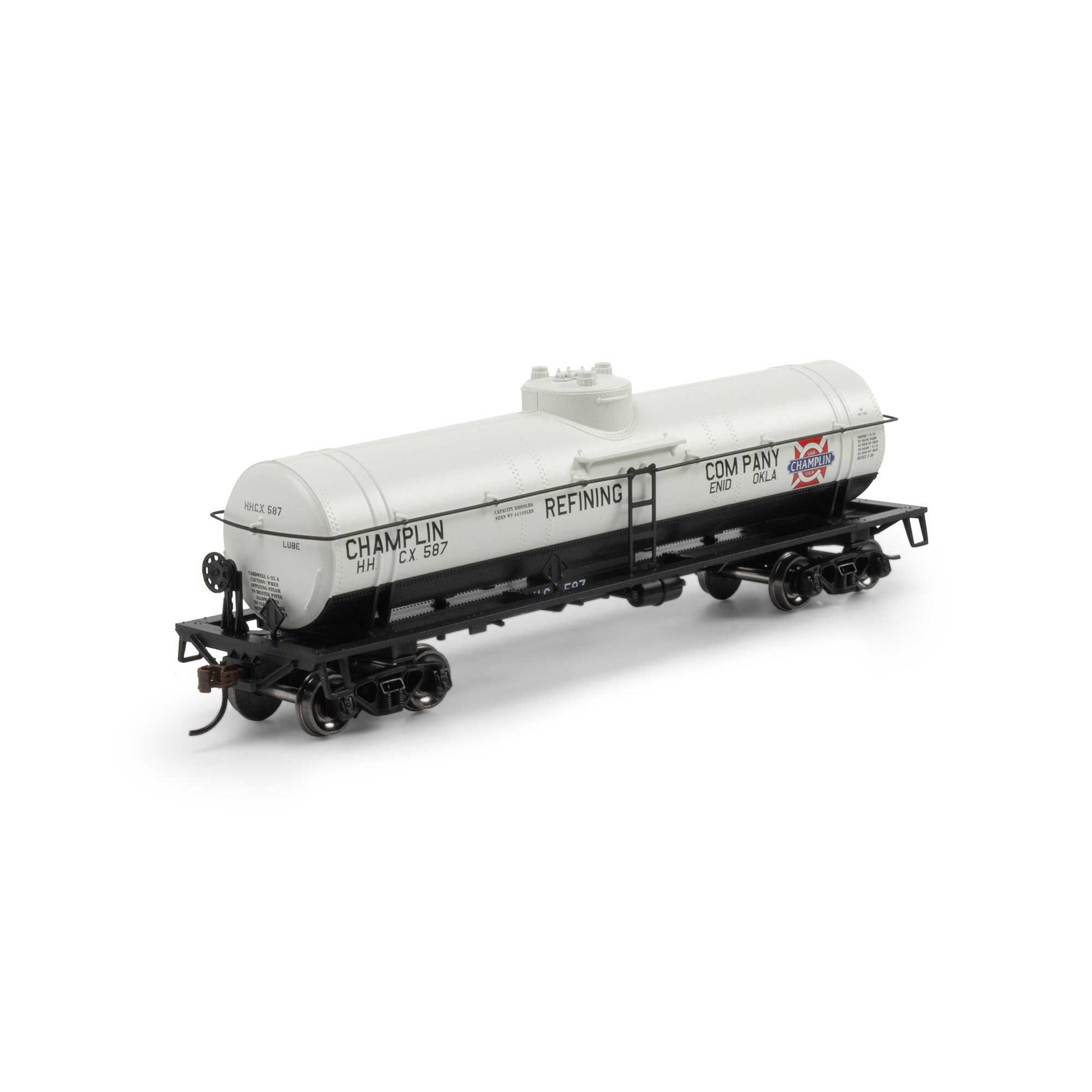 Athearn 3375 HO Champlin/HHCX 1-Dome Tank Car #587