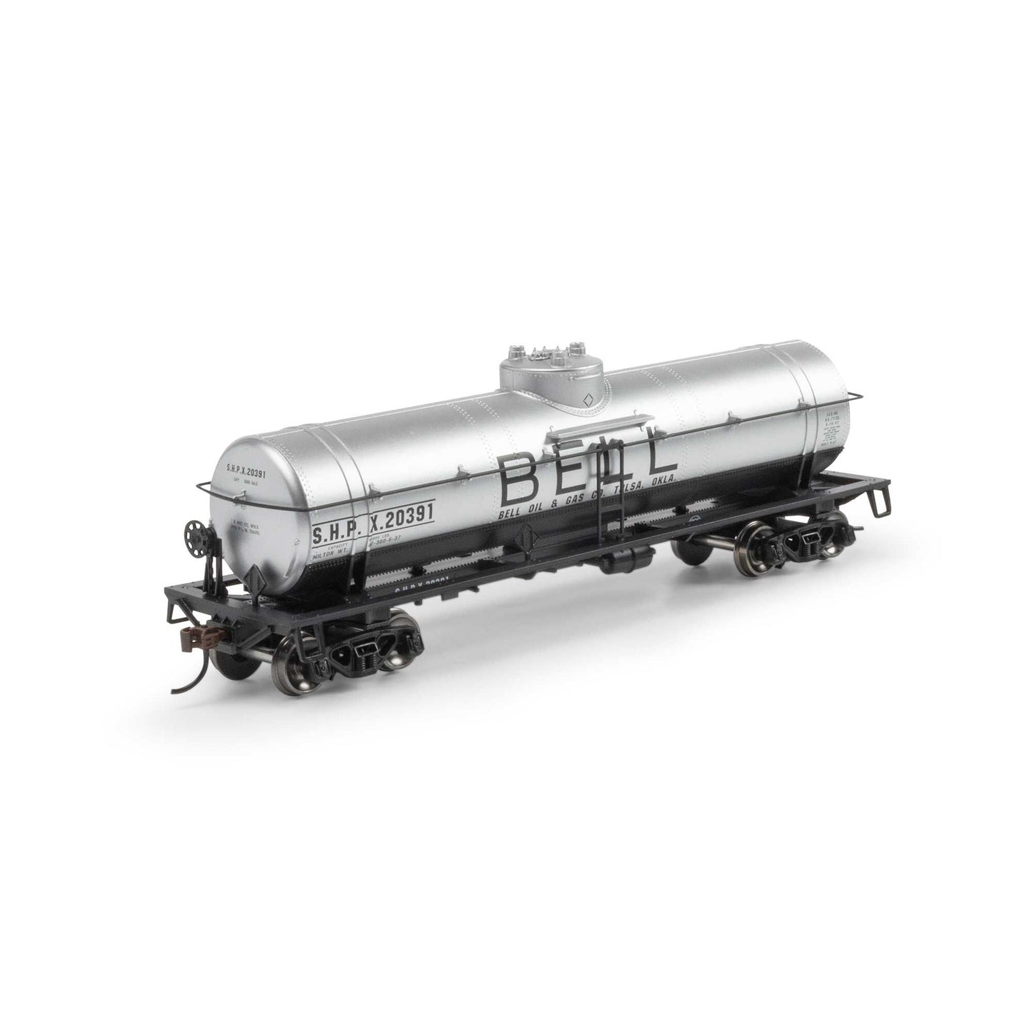 Athearn 3383 HO Bell Oil/SHPX 1-Dome Tank Car #20391