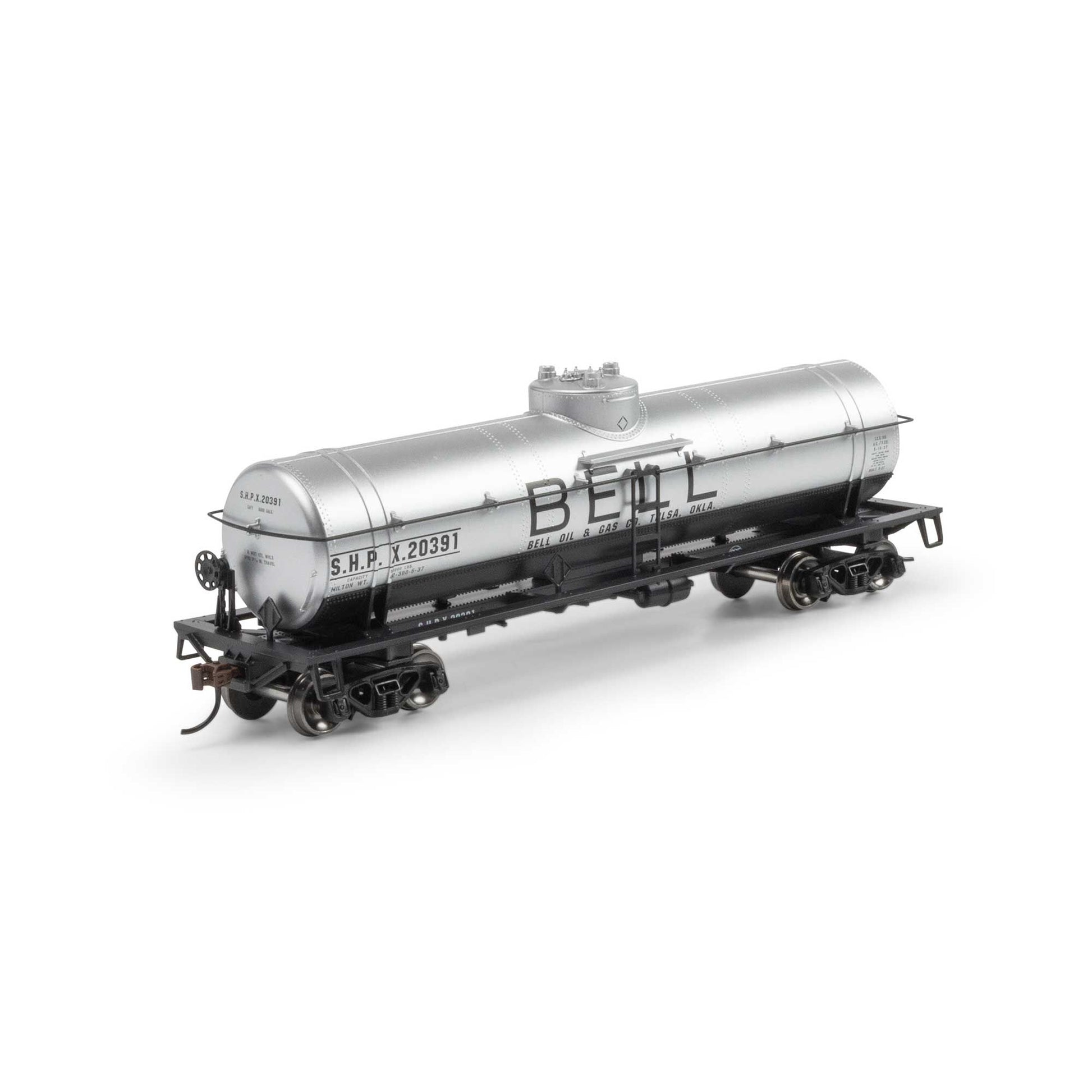 Athearn 3383 HO Bell Oil/SHPX 1-Dome Tank Car #20391
