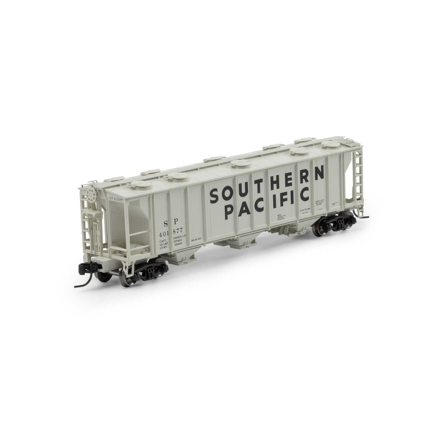 Athearn ATH-1728 N SP PS-2 2893 3-Bay Covered Hopper #401877