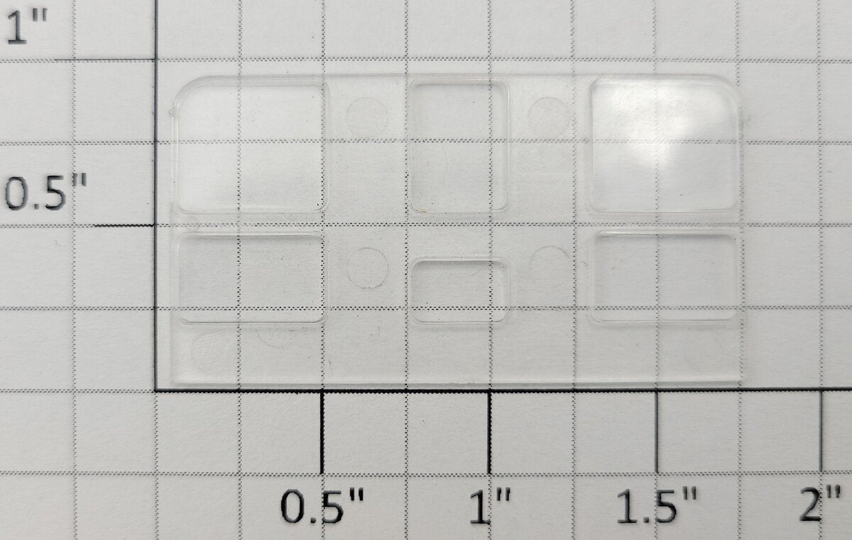 S-Helper 653-05-03 Switcher Rear Cab Glass