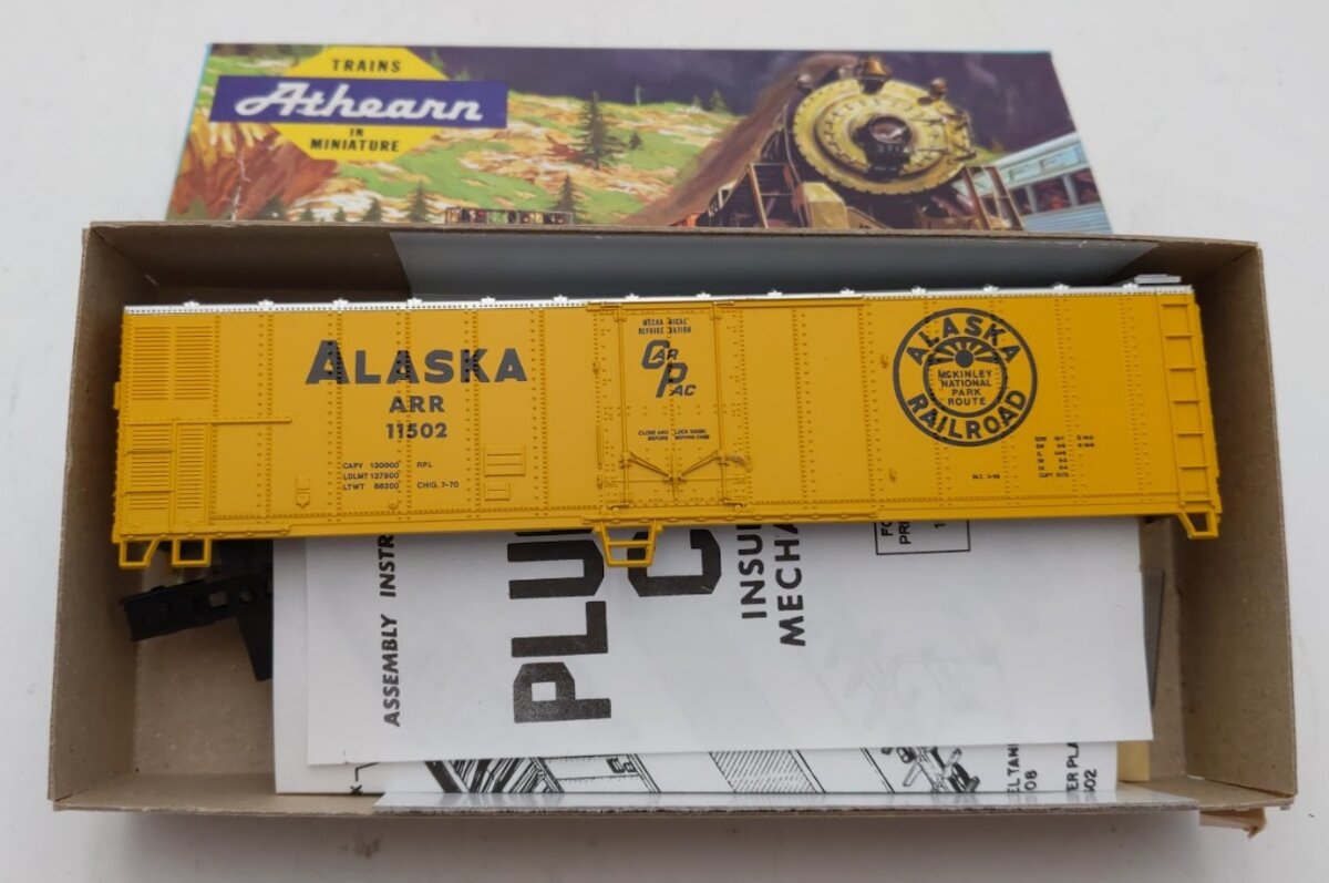 Athearn 807-2 HO Bev-Bel Alaska Railroad 50' Mechanical Reefer Kit