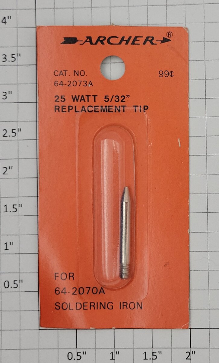 Archer 64-2073A 25 Watt 5/32" Replacement Tip