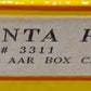Accurail 3311 HO Scale Santa Fe 40' AAR Boxcars (Set of 3)