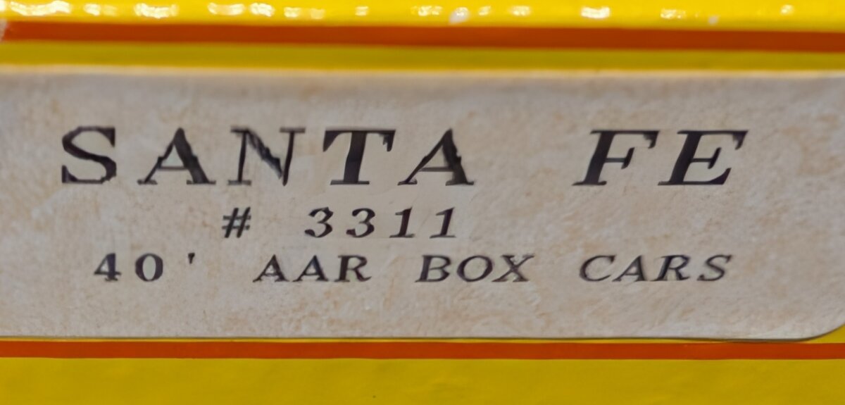 Accurail 3311 HO Scale Santa Fe 40' AAR Boxcars (Set of 3)
