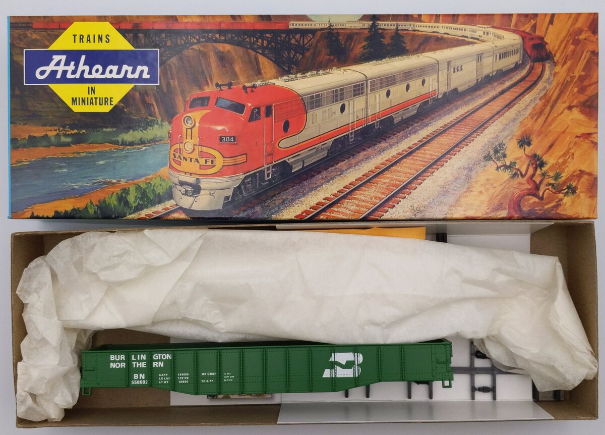 Athearn 1650 HO Burlington Northern 50' Gondola Kit