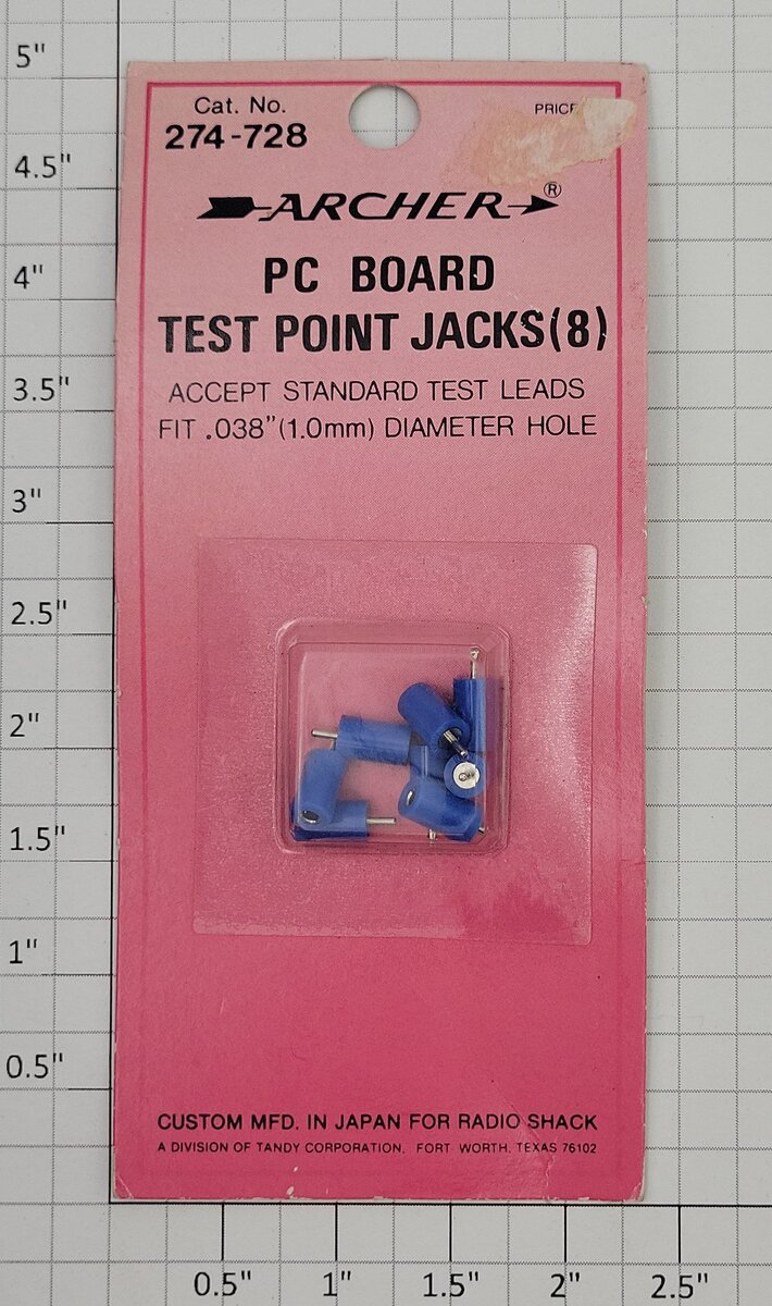 Archer 274-728 PC Board Test Point Jacks (Pack of 8)