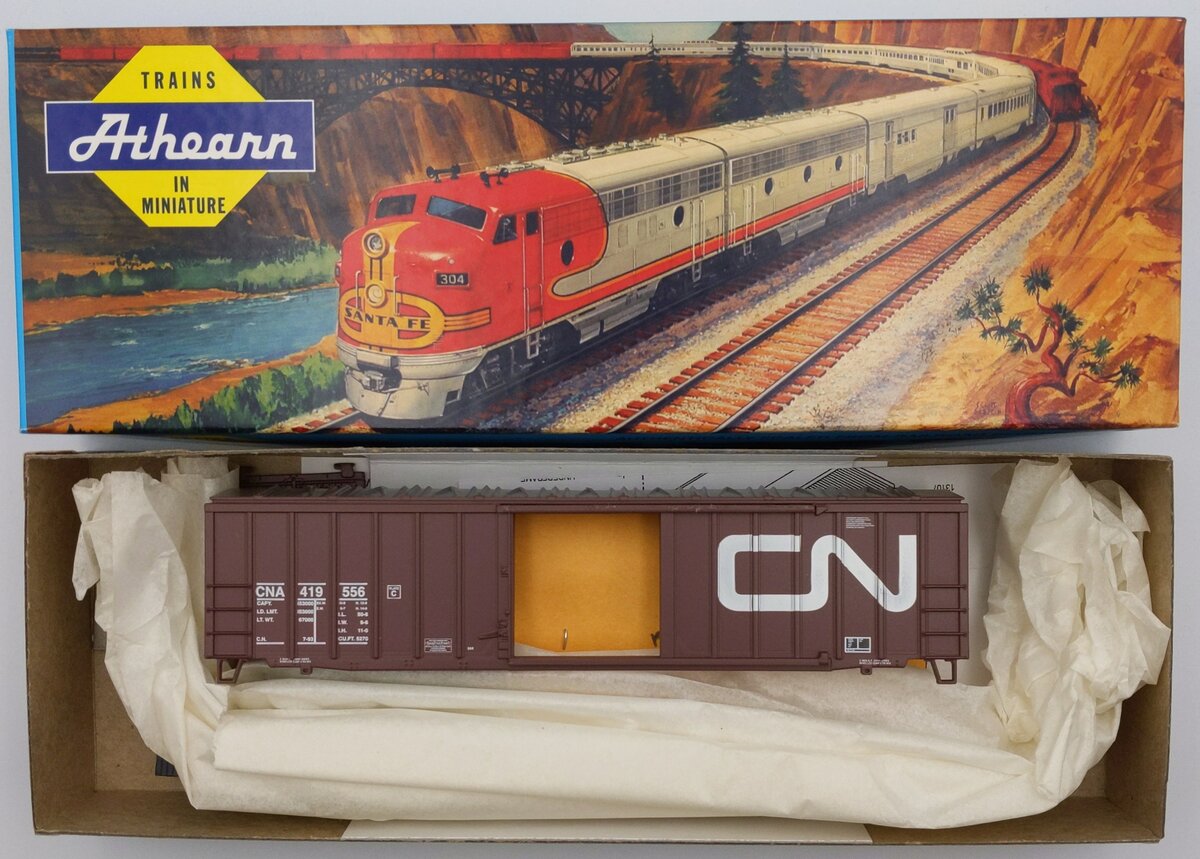 Athearn 5525 HO Canadian National 50' SD Railbox Car Kit