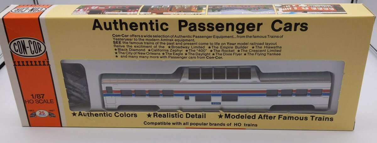 Con-Cor 0002-000946 HO Amtrak Dome Car Kit
