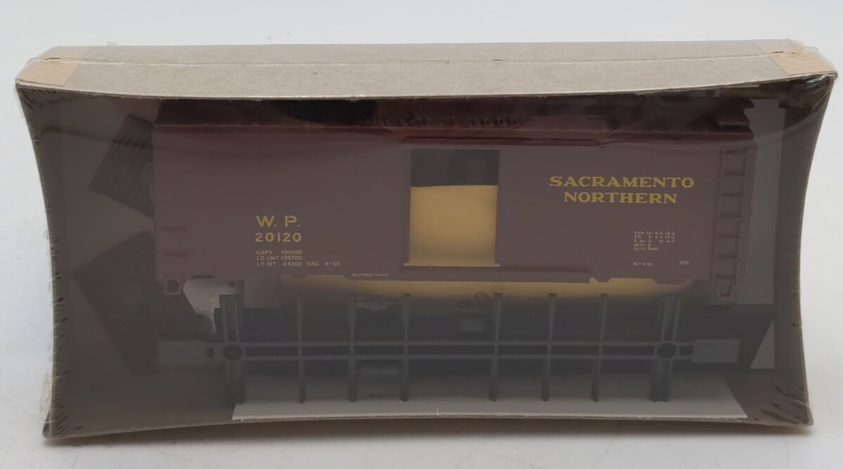 Athearn 1725 HO Bev-Bel Corp WP Sacramento Northern 40' Boxcar # 20120 Kit