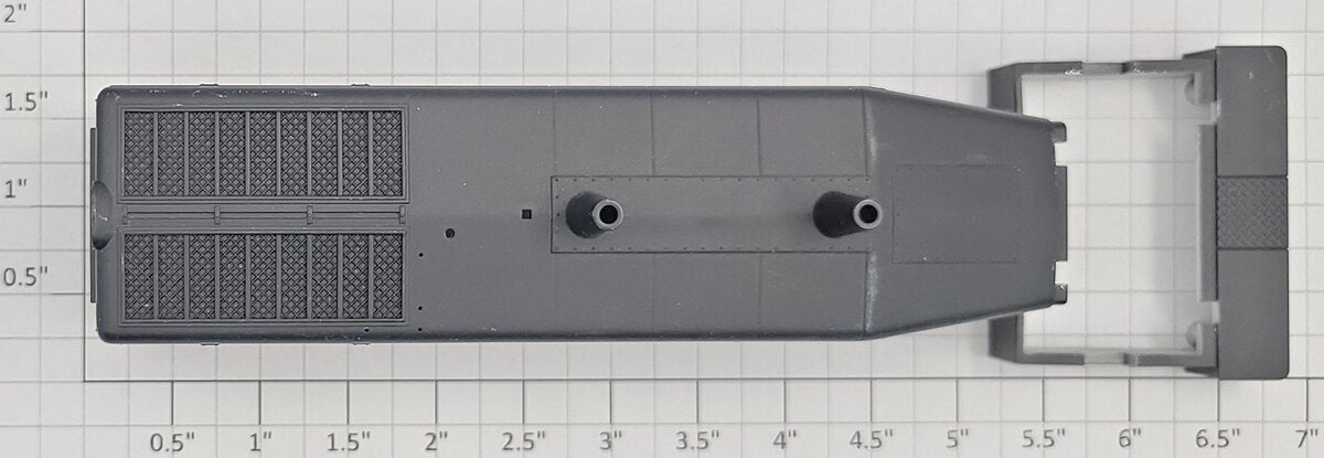S-Helper 653-01-01-NYC Black/White #8951 New York Central Switcher Body Shell