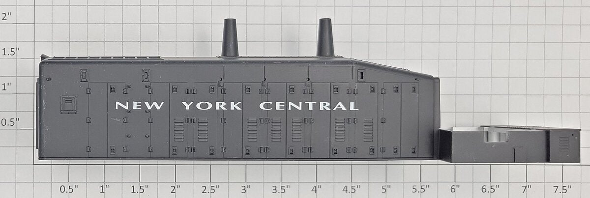 S-Helper 653-01-01-NYC Black/White #8951 New York Central Switcher Body Shell