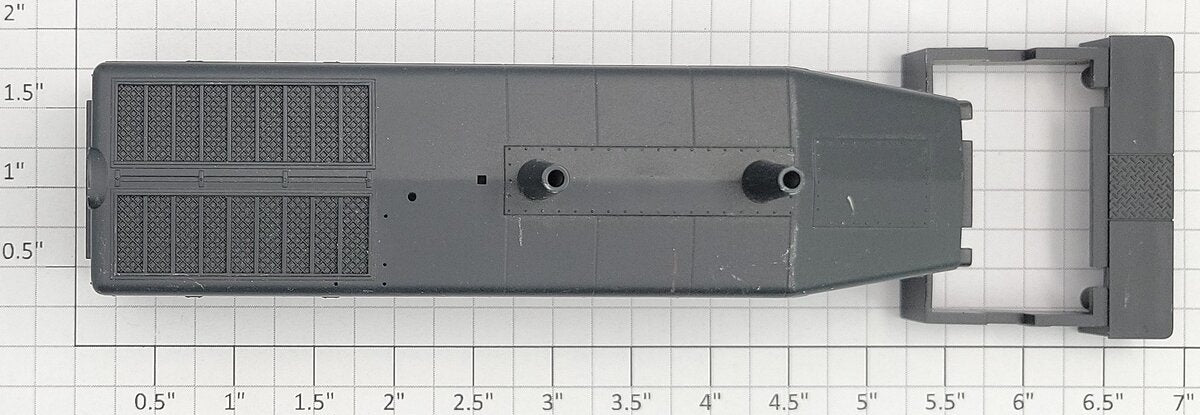 S-Helper 653-01-01-PRR Brunswick Green #8522 PRR Switcher Body Shell without Cab