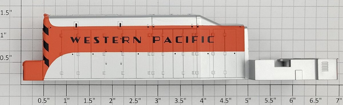 S-Helper 662-01-01-WP Silver/Orange/Black Western Pacific Switcher Shell #503