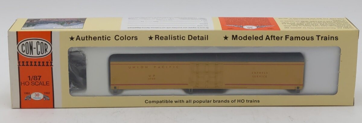 Con-Cor 0001-1041 HO Scale Union Pacific 60' MCH Boxcar Road #: 5780