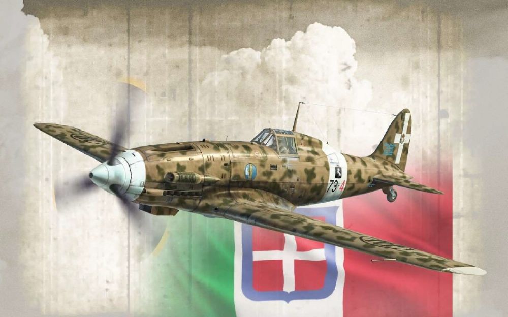 Italeri 1481 1:72 Macchi MC.202 Folgore WWII Aces Aircraft Plastic Model Kit